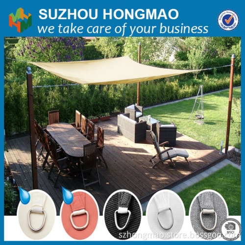 Waterproof sun shade sail/canvas shade sails/sail sun shade